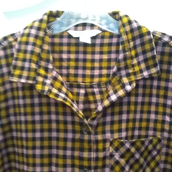 FINAL MARKDOWN Ladies' NWT Old Navy Flannel Top (L) - Picture 2 of 10